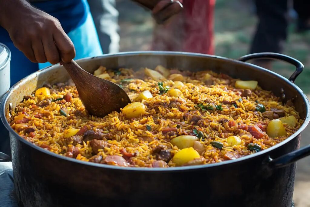 One-pot South African Breyani cooking