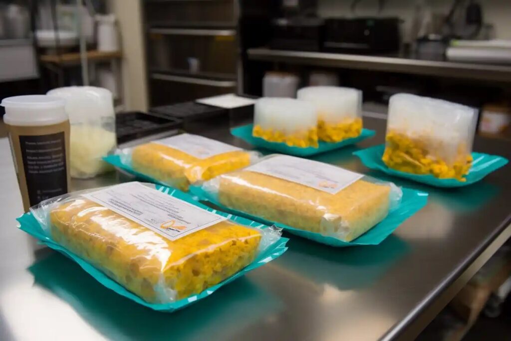 Individually Wrapped Burritos for Freezing