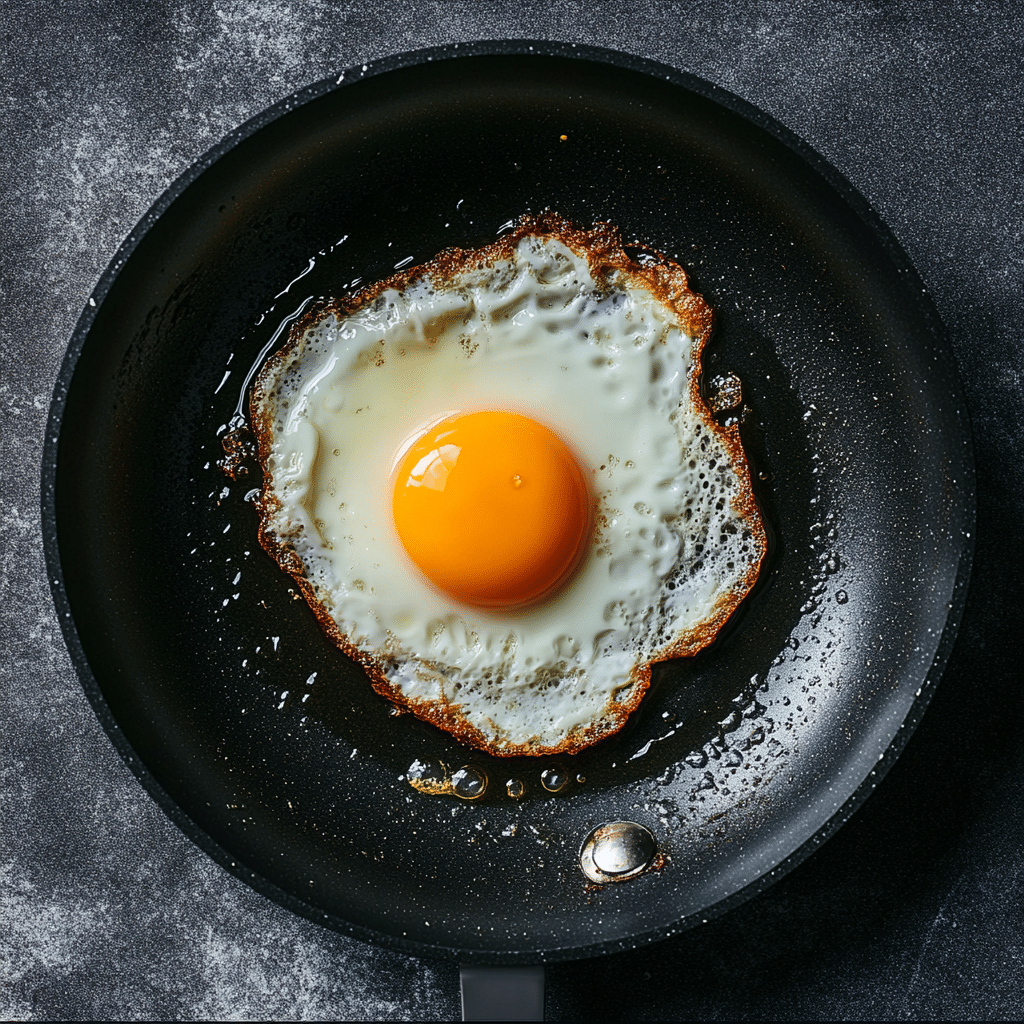 Step-by-step guide for cooking fried eggs