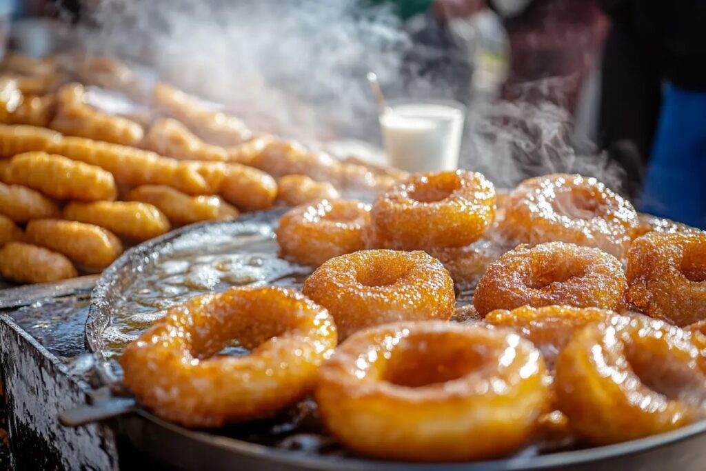  What is a fried ring shaped breakfast pastry?