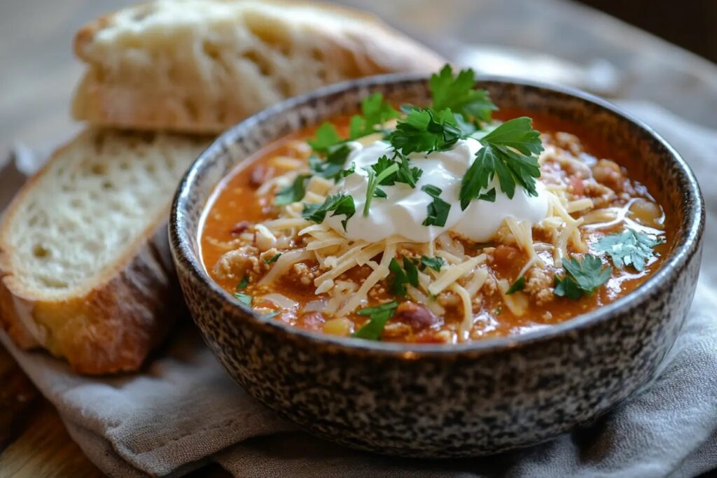 What season is Panera turkey chili?