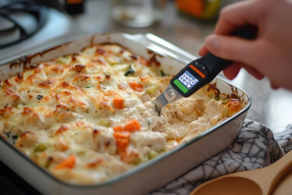 Is it okay to put raw chicken in a casserole?
