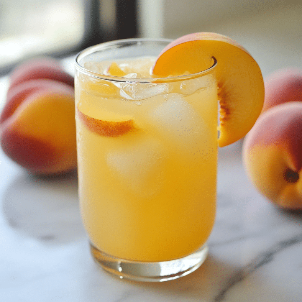 Refreshing Peach Lemonade