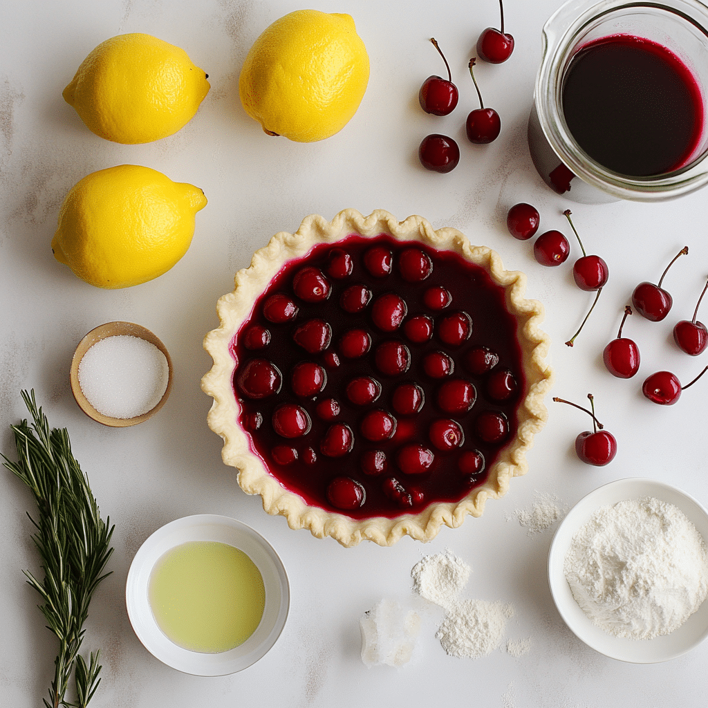 Water cherry pie ingredients